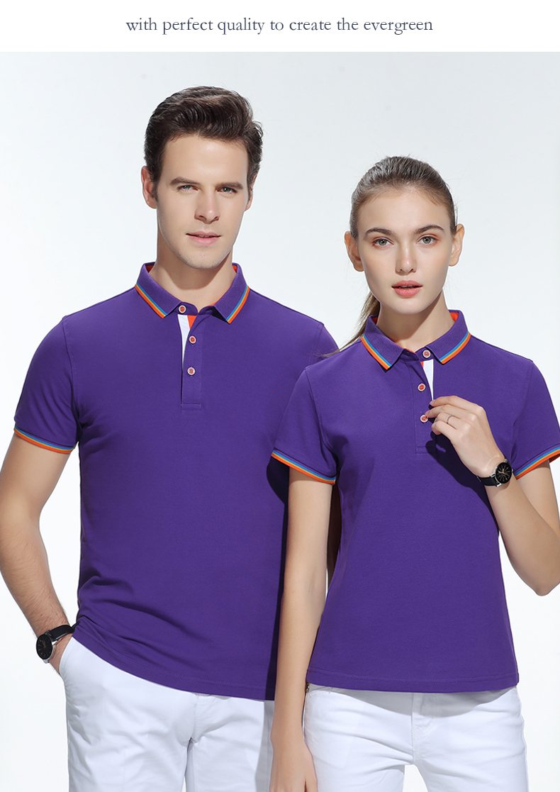 POLO衫短袖夏季運動上衣純棉翻領(lǐng)t恤1895#049